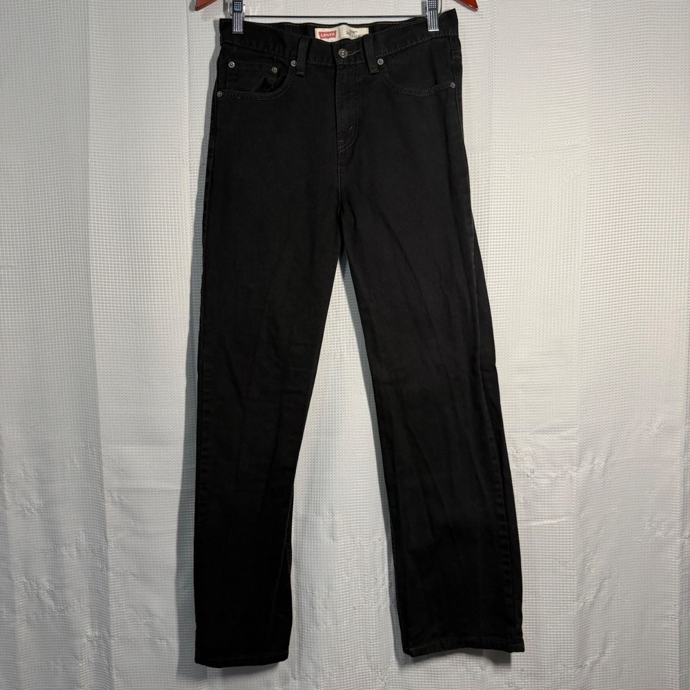 Levi's 550 Relaxed Fit Jeans 20 Slim Black 100% Cotton Denim